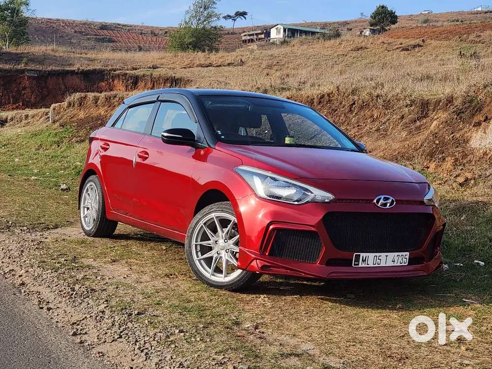 Hyundai I 20 With Modified Front And Back Bumper