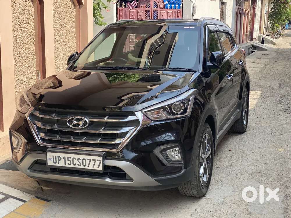Hyundai Creta Diesel 2018 Black Colour Vip No. September Registration