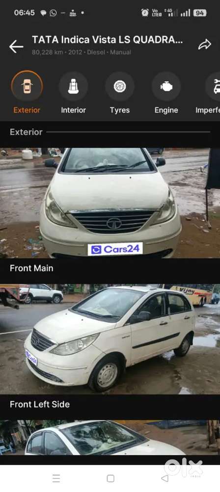 Tata Indica Vista 2013 Diesel 82000 Km Driven