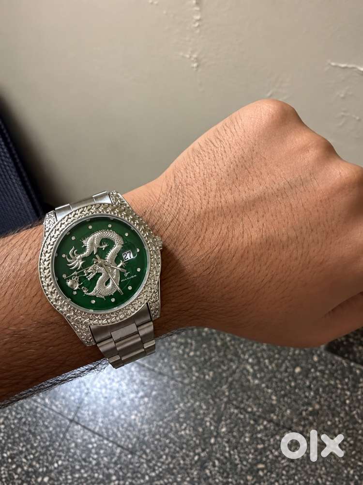RICECGO Green Dial Watch | Premium Look