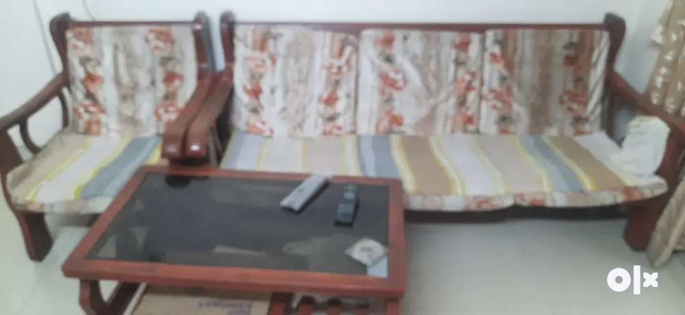 Old wooden sofa on sale set olx