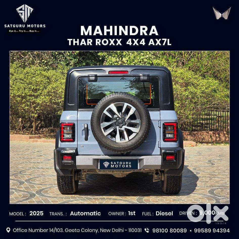 Mahindra Thar Roxx Ax7 L Diesel At 4wd, 2025, Diesel