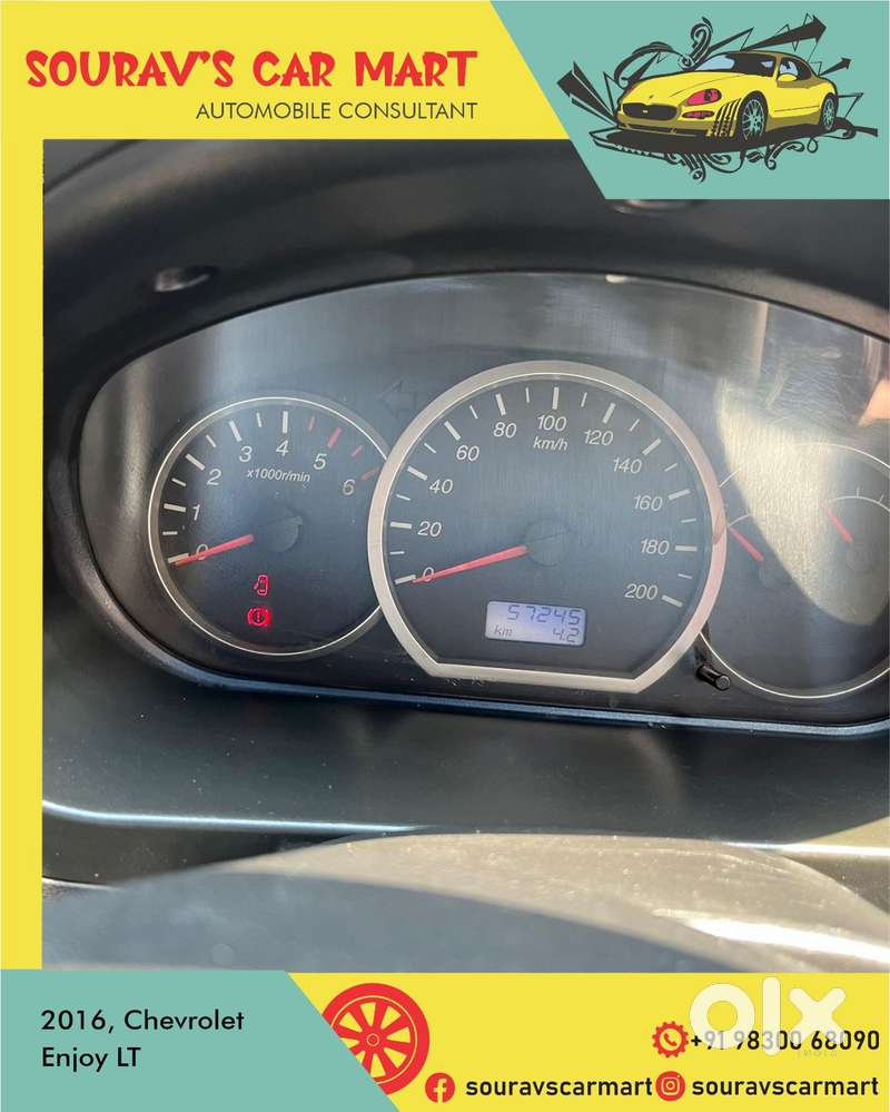 Chevrolet Enjoy 1.4 Ls 8-seater, 2016, Diesel