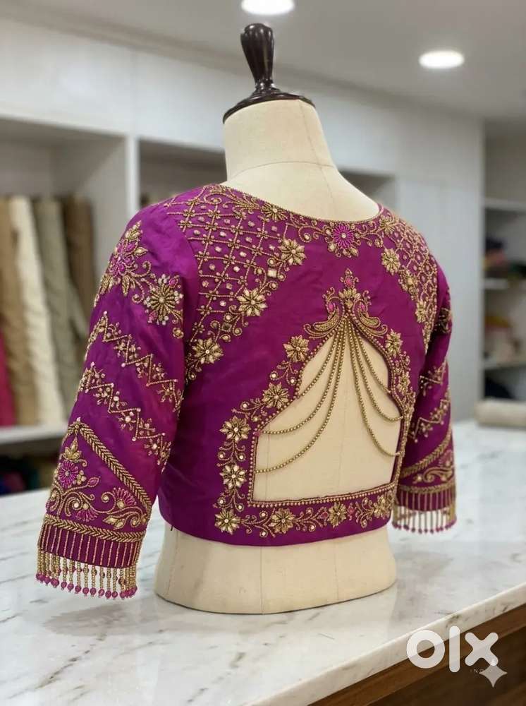 Aari work for brides and brides mate