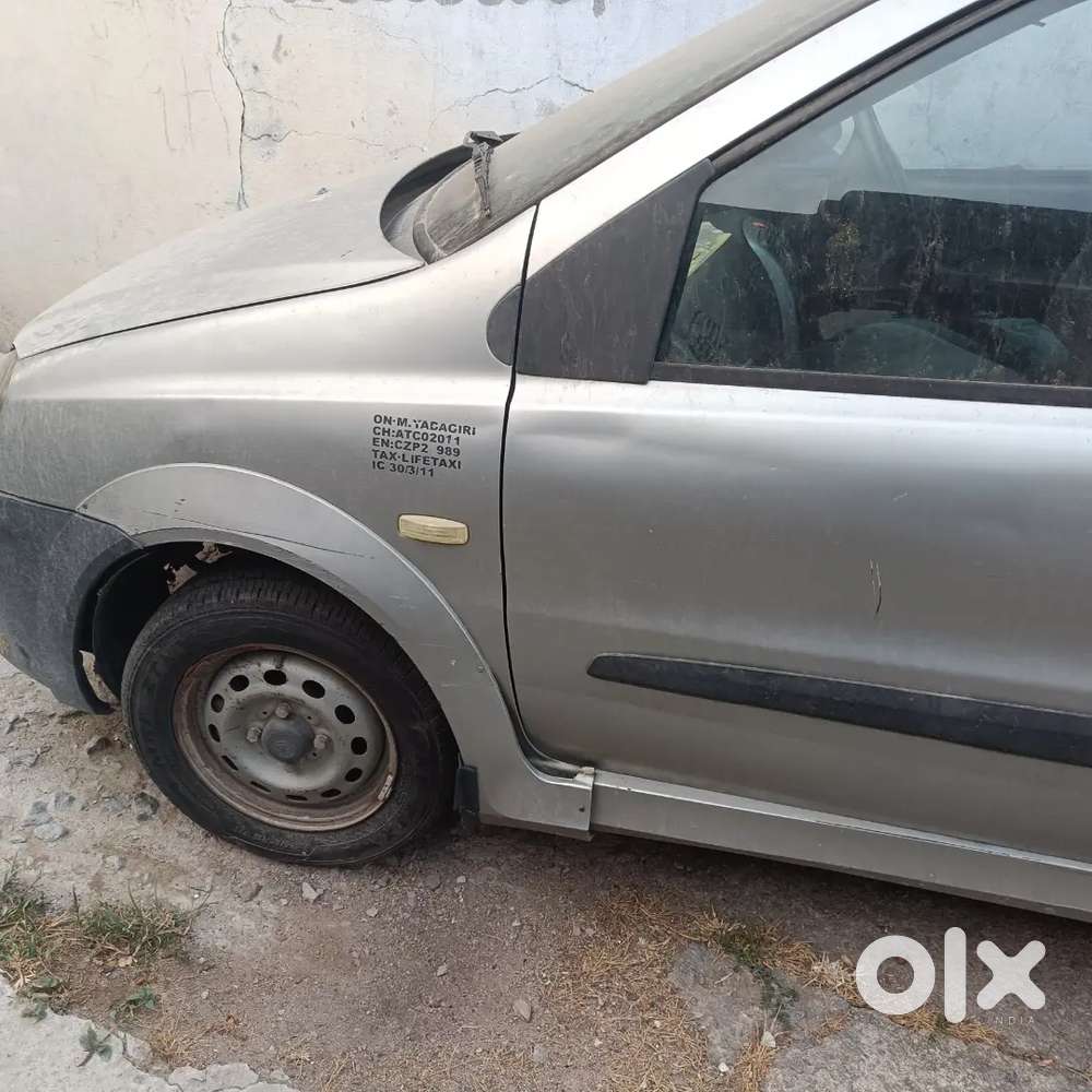 Tata Indica V2 Taxi Plate