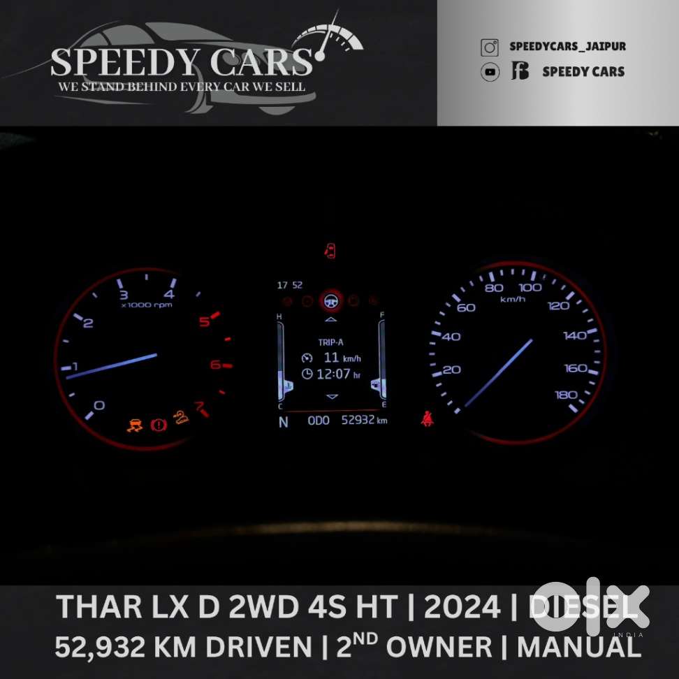 Mahindra Thar Lx Hard Top Diesel Mt Rwd, 2024, Diesel