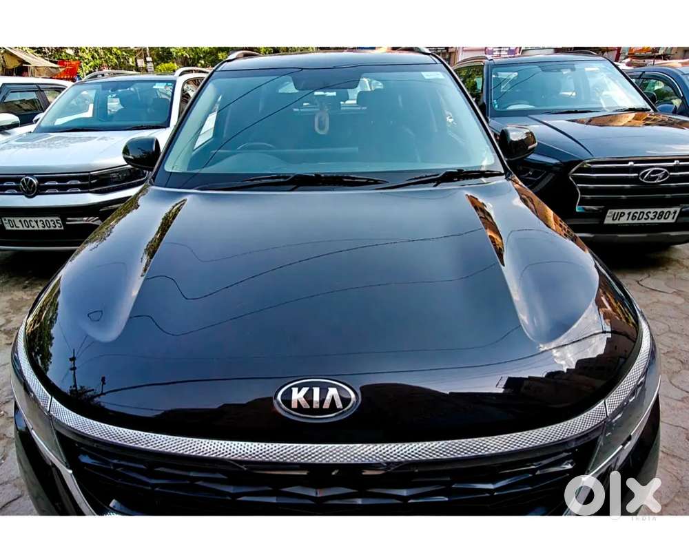 Kia Seltos 2021 Model / 1.5 Htx Ivt Petrol Anniversary Edition / Black