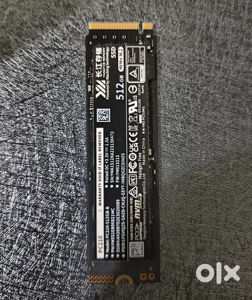 NEW 512 GB NVME M.2 SSD