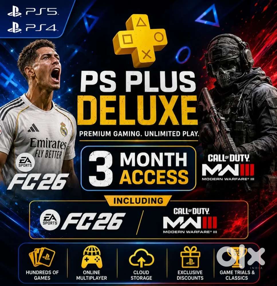 PS4 & PS5  DELUXE MEMBERSHIP AVAILABLE
