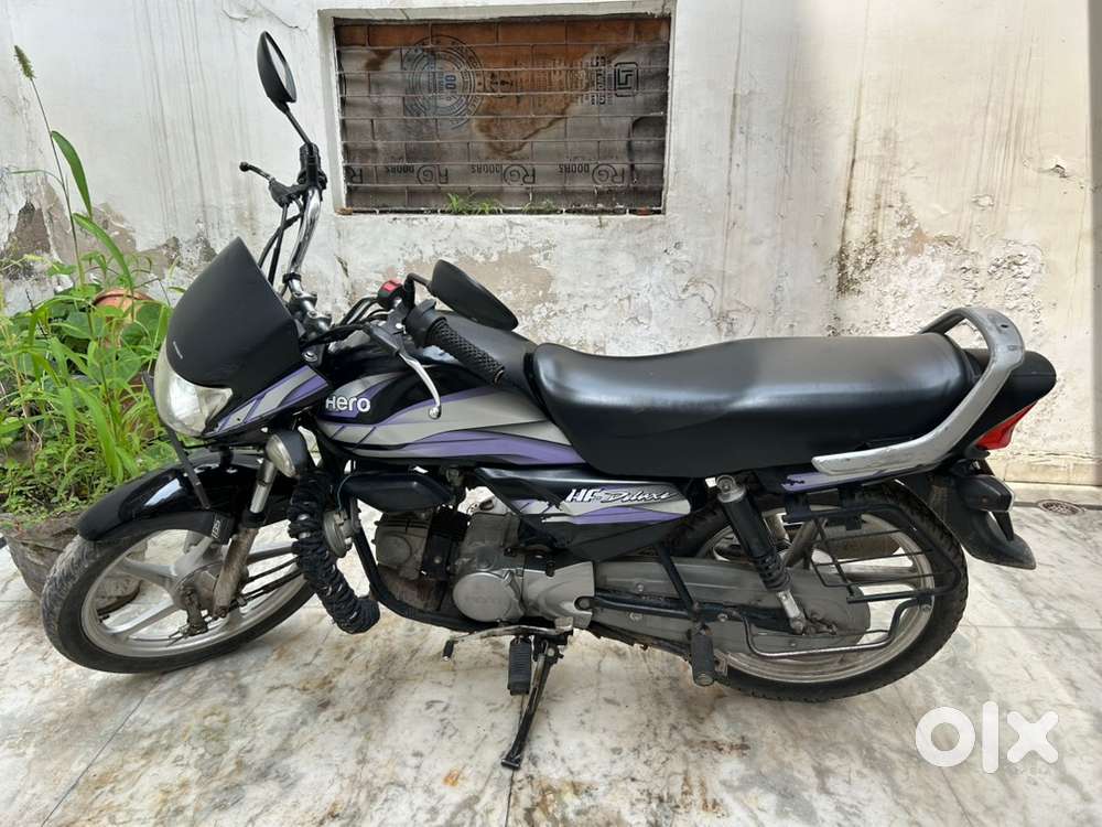 Silver Hero Deluxe Model Hf Deluxe Silver Colour Price Deluxe Bike