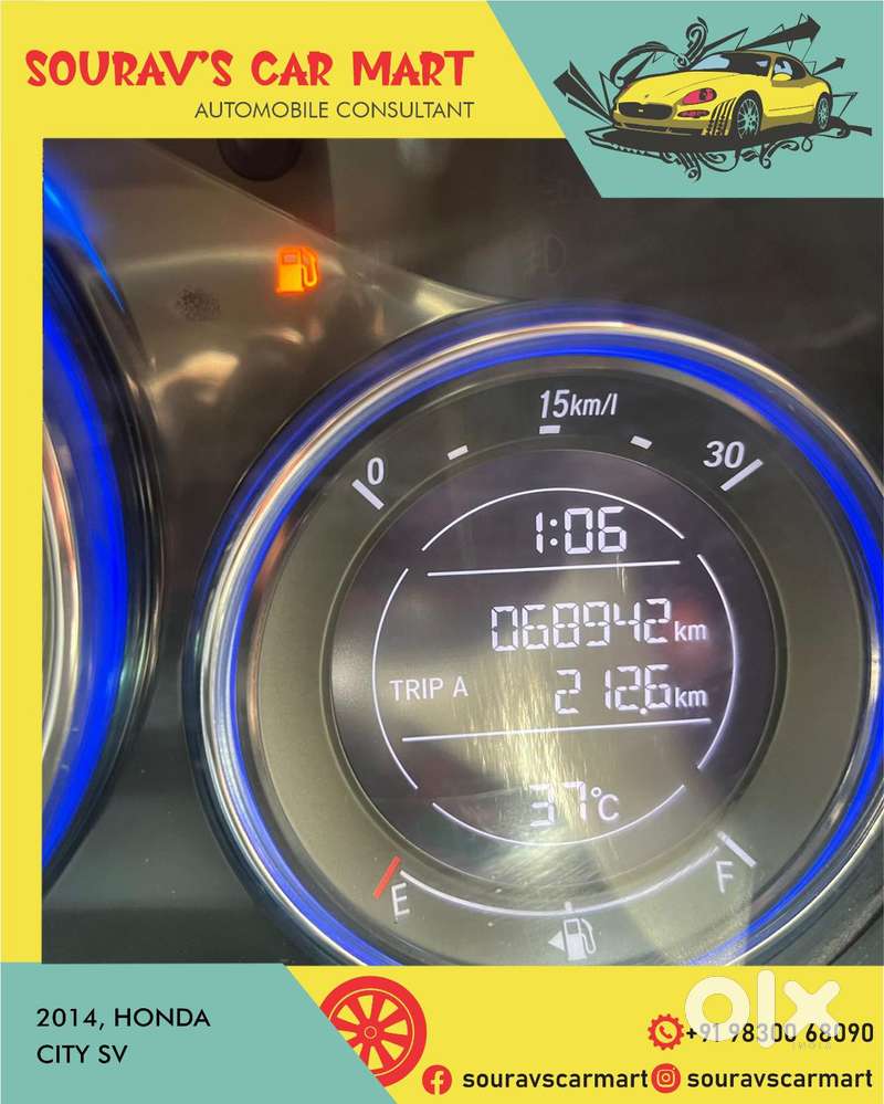 Honda City 2015-2017 I Vtec Sv, 2014, Petrol
