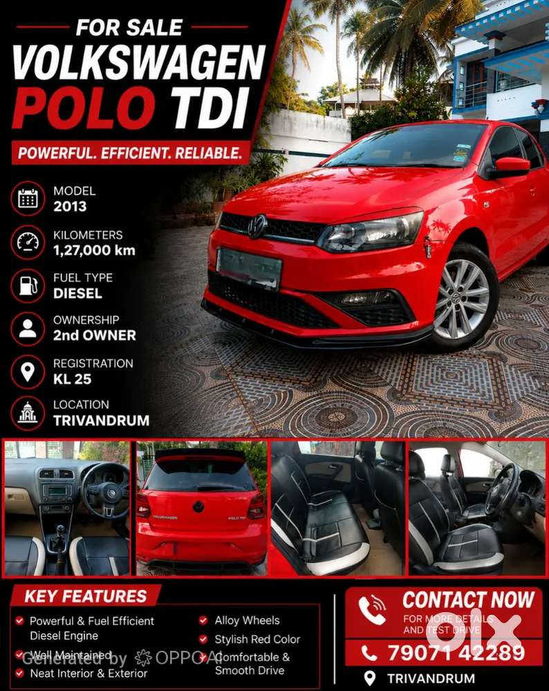 Volkswagen Polo 2013 Diesel 127000 Km