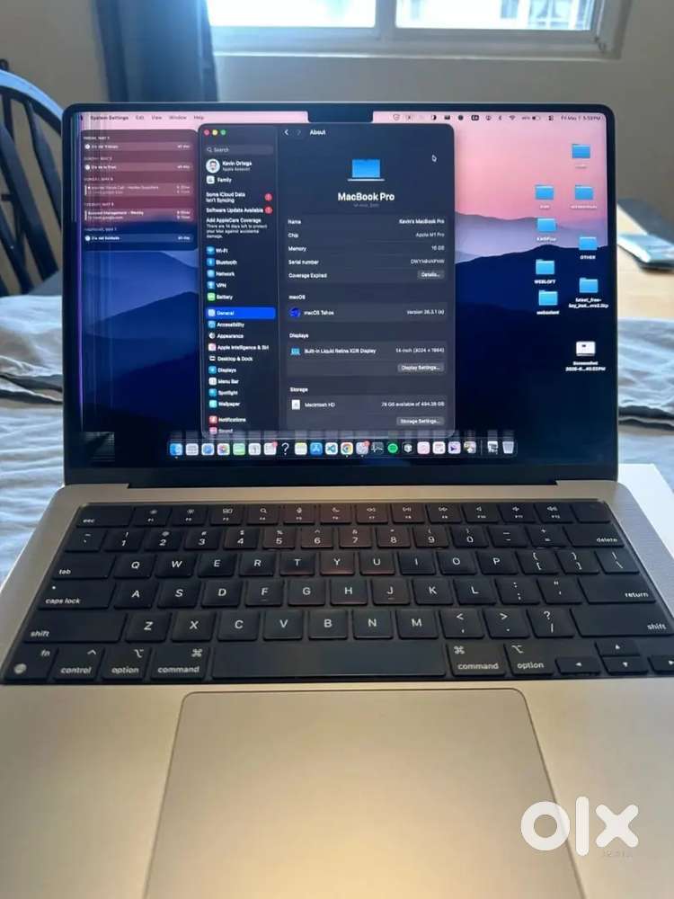 Macbook Pro M1 Pro 14 inch 16GB/512GB
