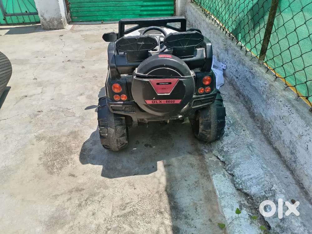 Toy Car Kids Thar Black Colour