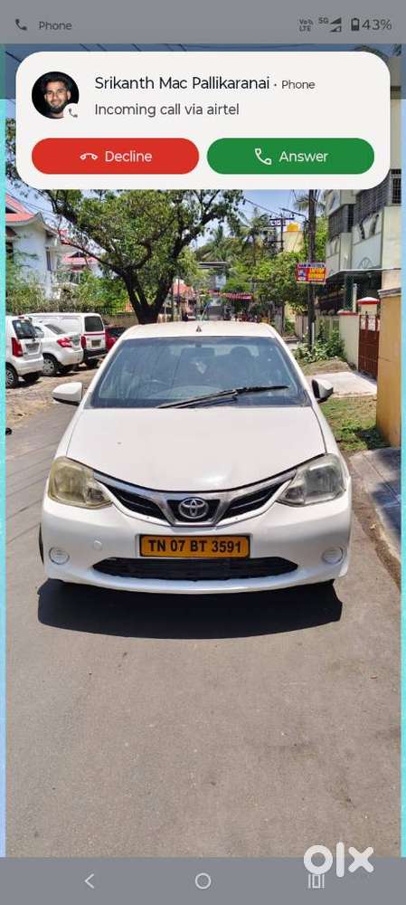Toyota Etios 2010-2012 G, 2012, Diesel