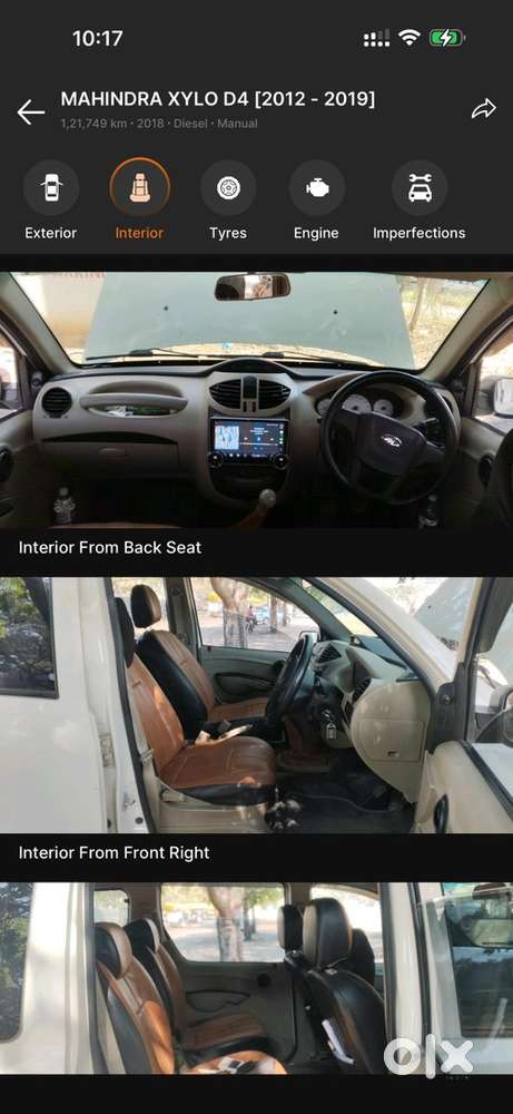  Well-maintained Mahindra Xylo D4  2018  1st Owner