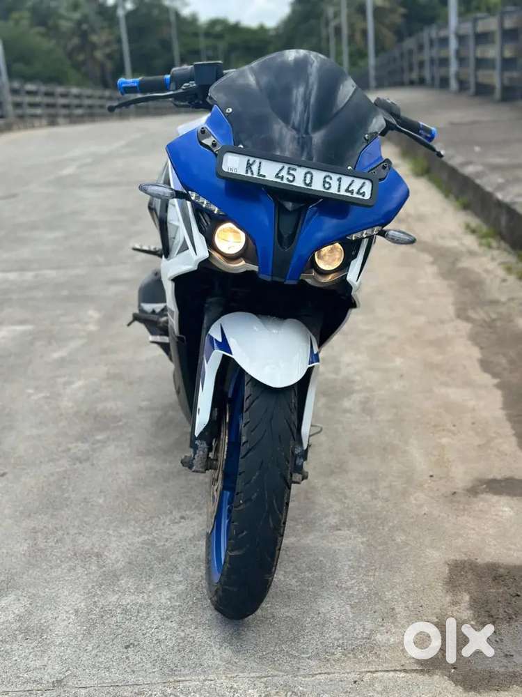 200 Blue Colour Modified Rs Bike Rs Bike Bajaj Pulsar RS 200 BS6