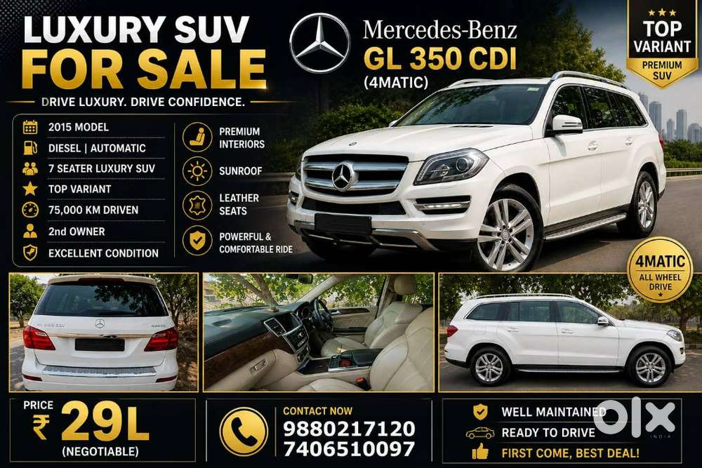 2015 Mercedes-benz Gl-class 350 Cdi 75000