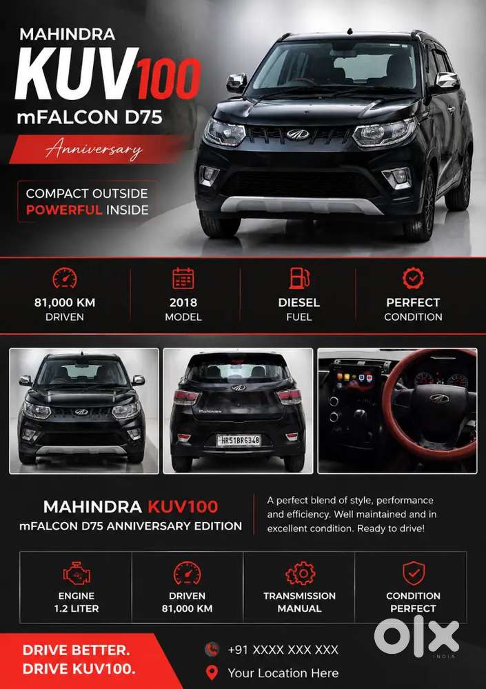 Mahindra Kuv100 D75 2018