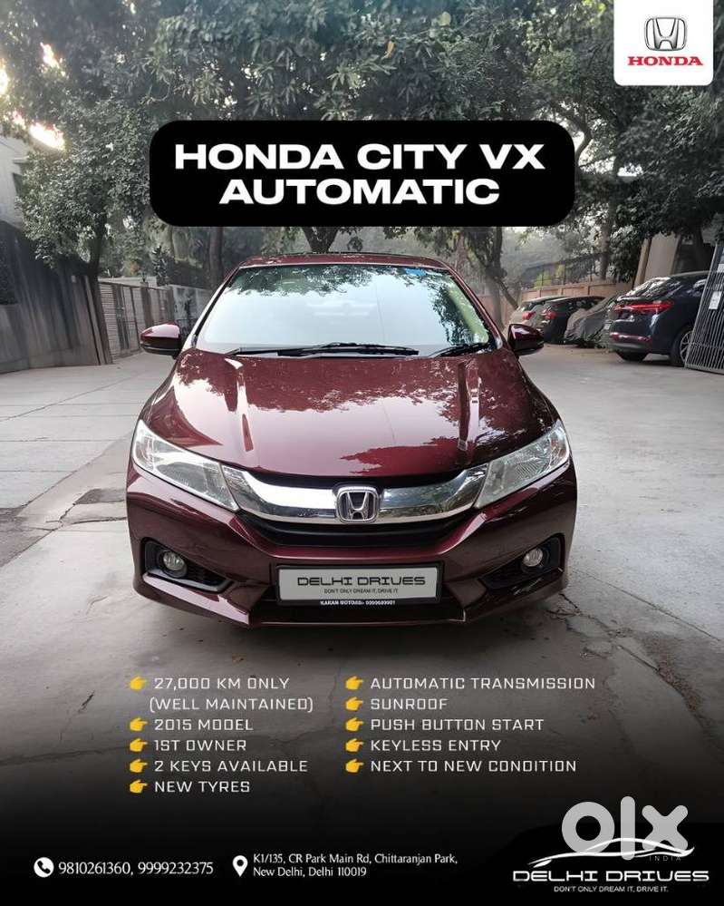 Honda City 2014-2015 I Vtec Vx, 2015, Petrol
