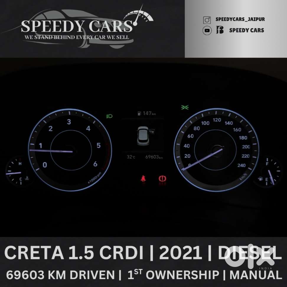 Hyundai Creta 1.5 Crdi E Diesel Mt, 2021, Diesel
