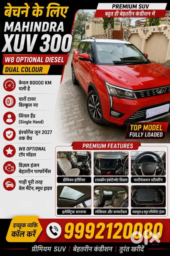 Mahindra Xuv300 W8 2019