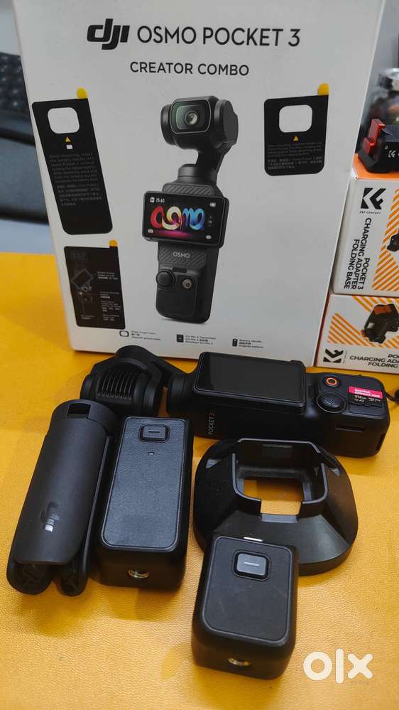 DJI Pocket3 Creator Combo + 4 Lens + 512GB SD - Cameras & Lenses