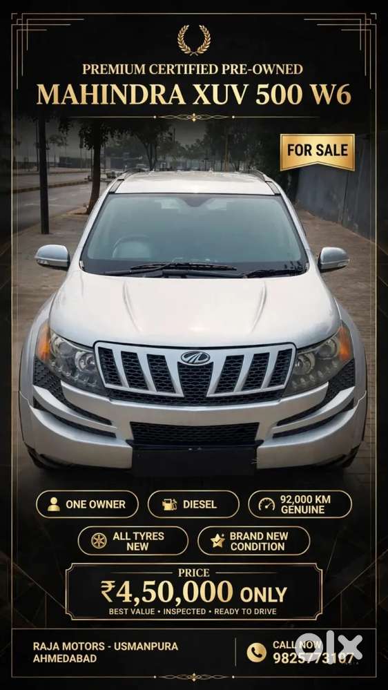 Mahindra Xuv500 W6 1.99 Mhawk, 2013, Diesel
