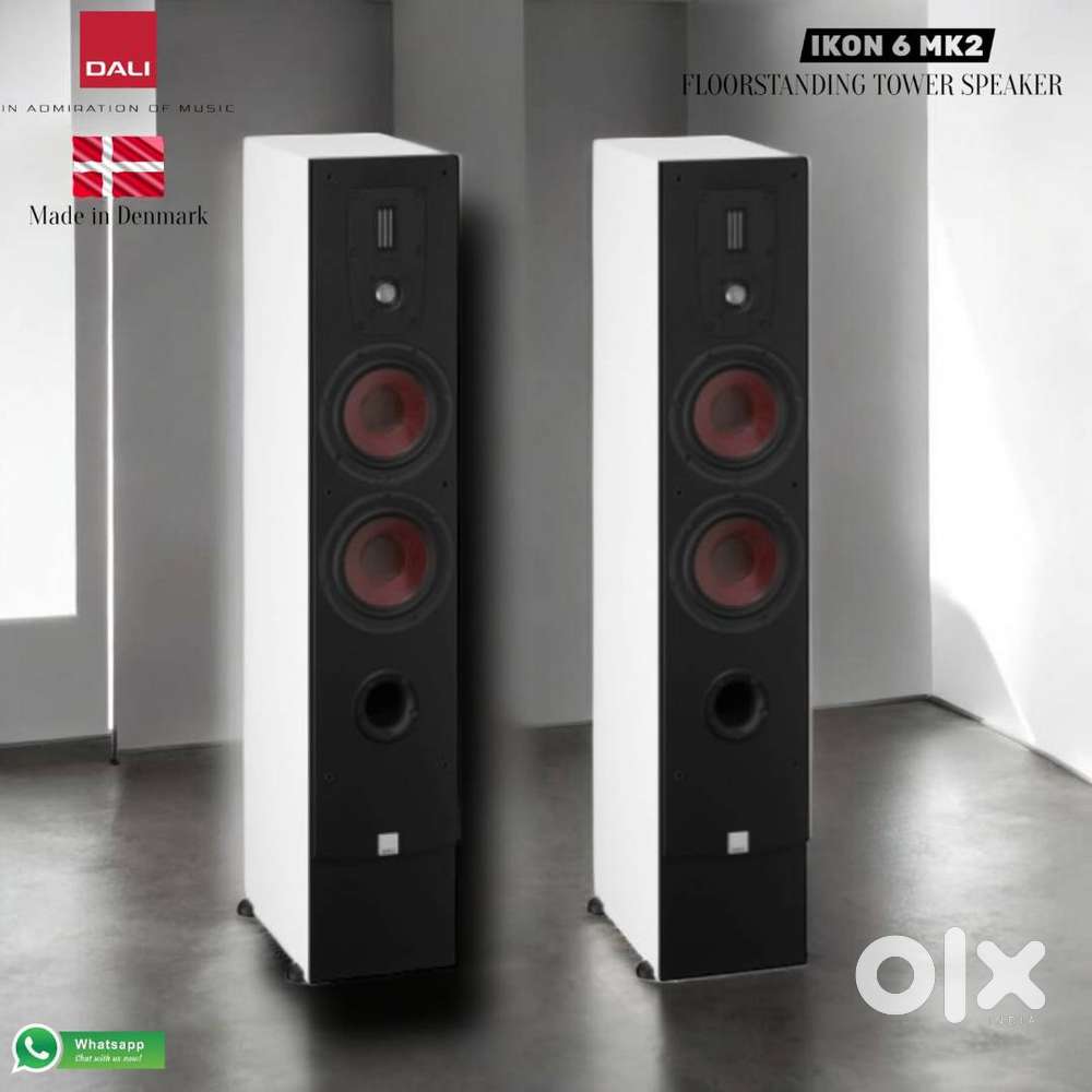 DALI IKON 6 MK2 FLOORSTANDING TOWERSPEAKERS (WHITE COLOR) - TVs