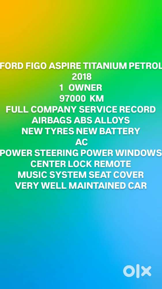 Ford Aspire Trend Plus Tdci, 2018, Petrol