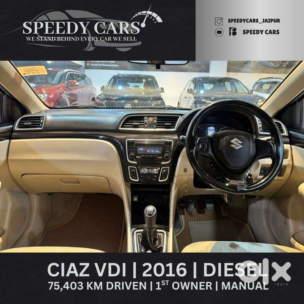 Maruti Suzuki Ciaz Vdi Plus, 2016, Diesel