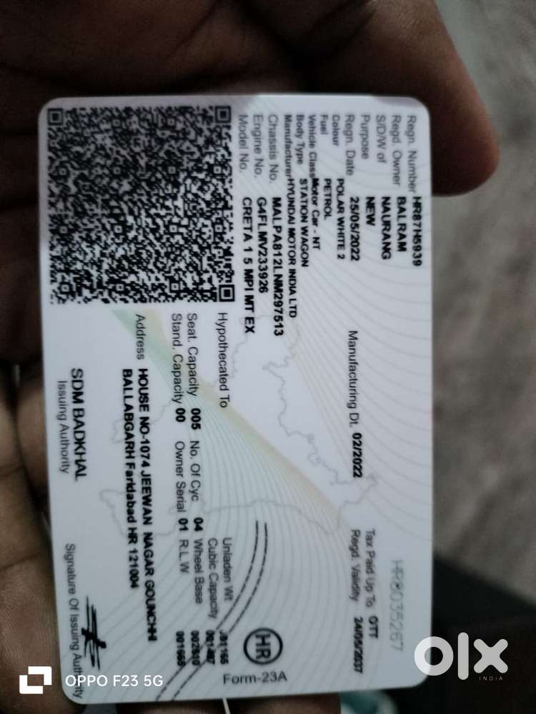 Hyundai Creta 1.5 Ex Petrol, 2022, Petrol