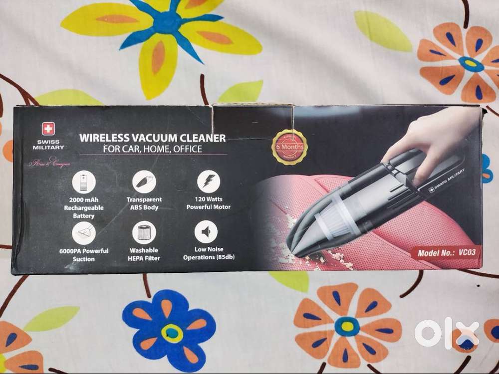 Wireless Vacuum Cleaner for Car Rechargeable Swiss military Brand new Spare Parts 1788007487