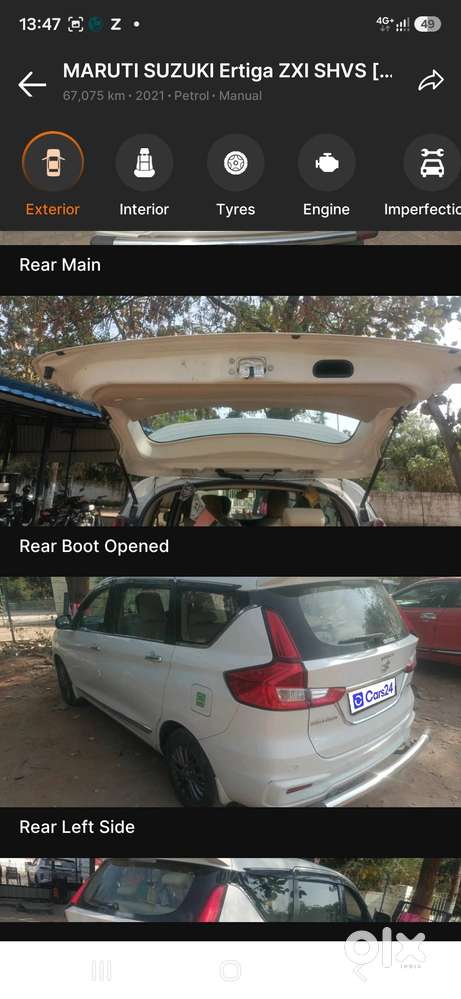 2021 Maruti Ertiga Petrol Year
