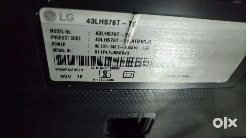 Lg 43 led and Haier 32 led