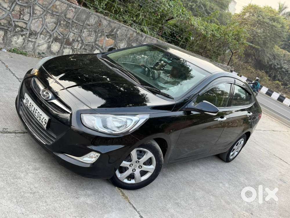 Verna 2013 Model Black Colour Fuel  Petrol