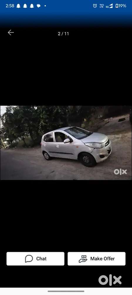 Hyundai I10 Magna 2012 Cng Vilid 8 Months