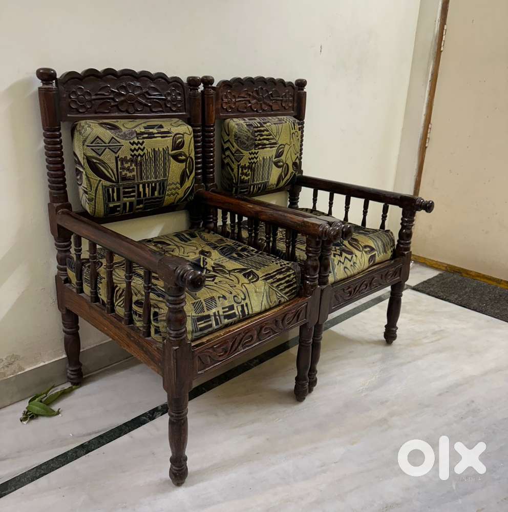 Vintage Pure Rosewood Carving Sofa Set -  3+1+1 seaters