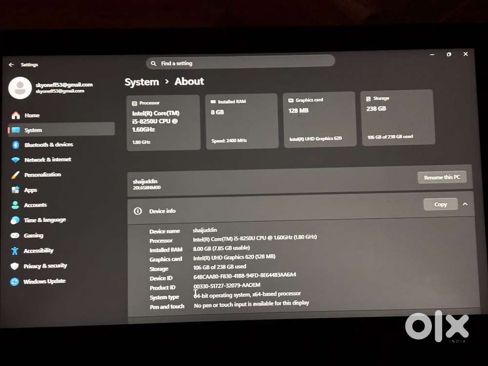 Lenevo ThinkPad T480 very good condition