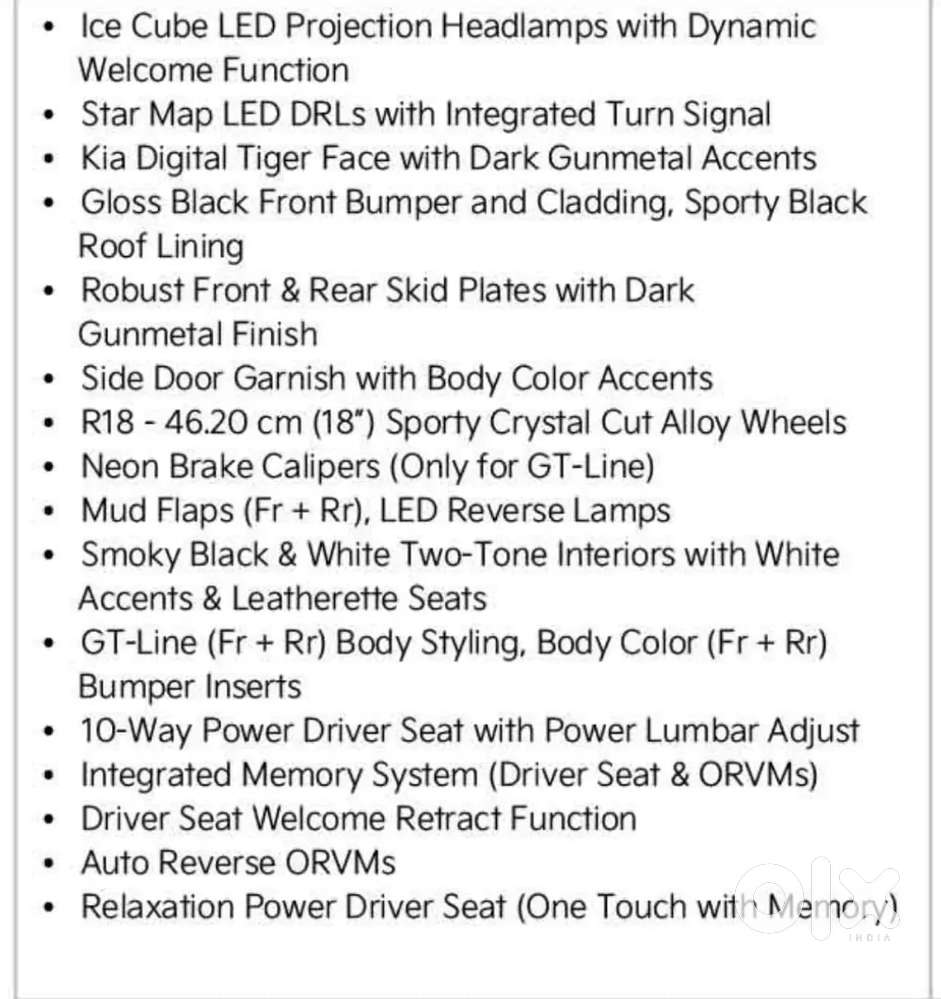 Kia Seltos Gtx Plus 2026 Automatic Petrol