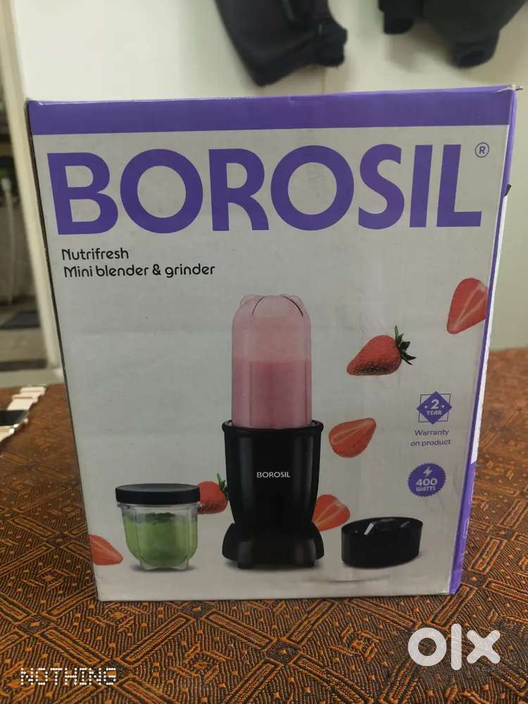 Brand New Borosil Nutrifresh PB41 400W Blender & Grinder – Unused