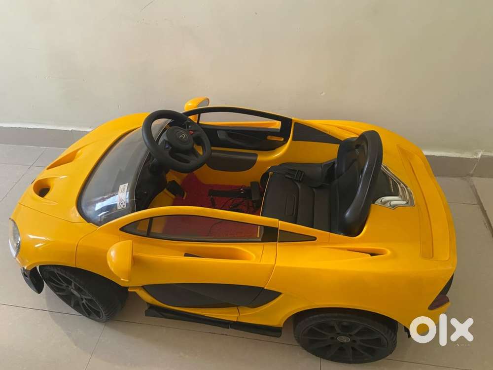 Yellow car two seater