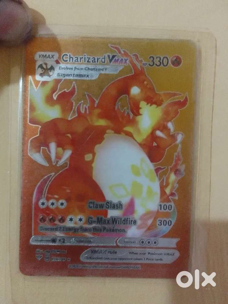 Pokemon TCG Charizard VMAX gold secret rare 020/189 original - Other  Hobbies in undefined, - 1843283040