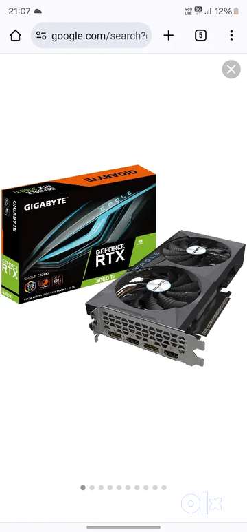 3060ti gigabyte eagle oc full condition Computers Laptops