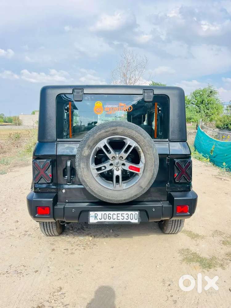 All Original 4x4 Thar New Tyar Non Accident Colour Black And Sound Add