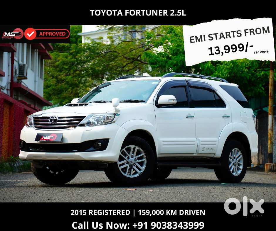 Toyota Fortuner 3.0 4x2 Mt, 2015, Diesel