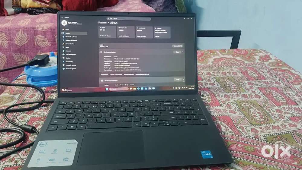 Processor :- 13th Gen Intel ( R ) Core ( TM ) i3- 1305U ( 1.60 GHz ).