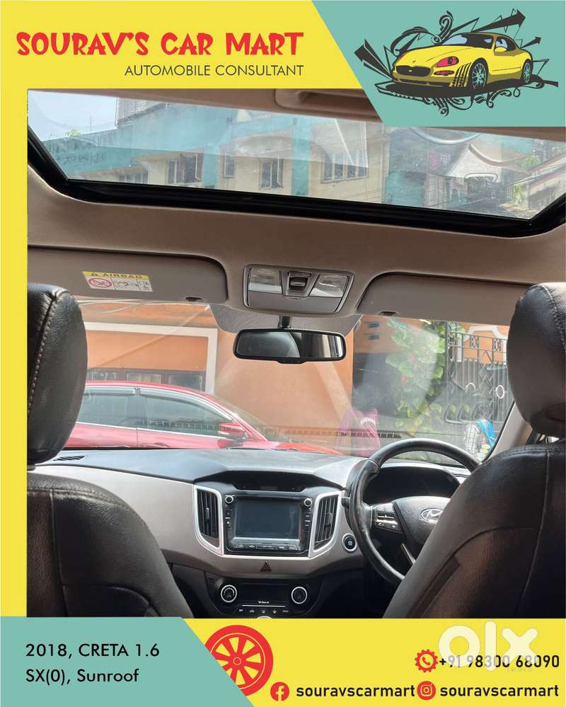 Hyundai Creta 1.6 Sx (o), 2018, Petrol