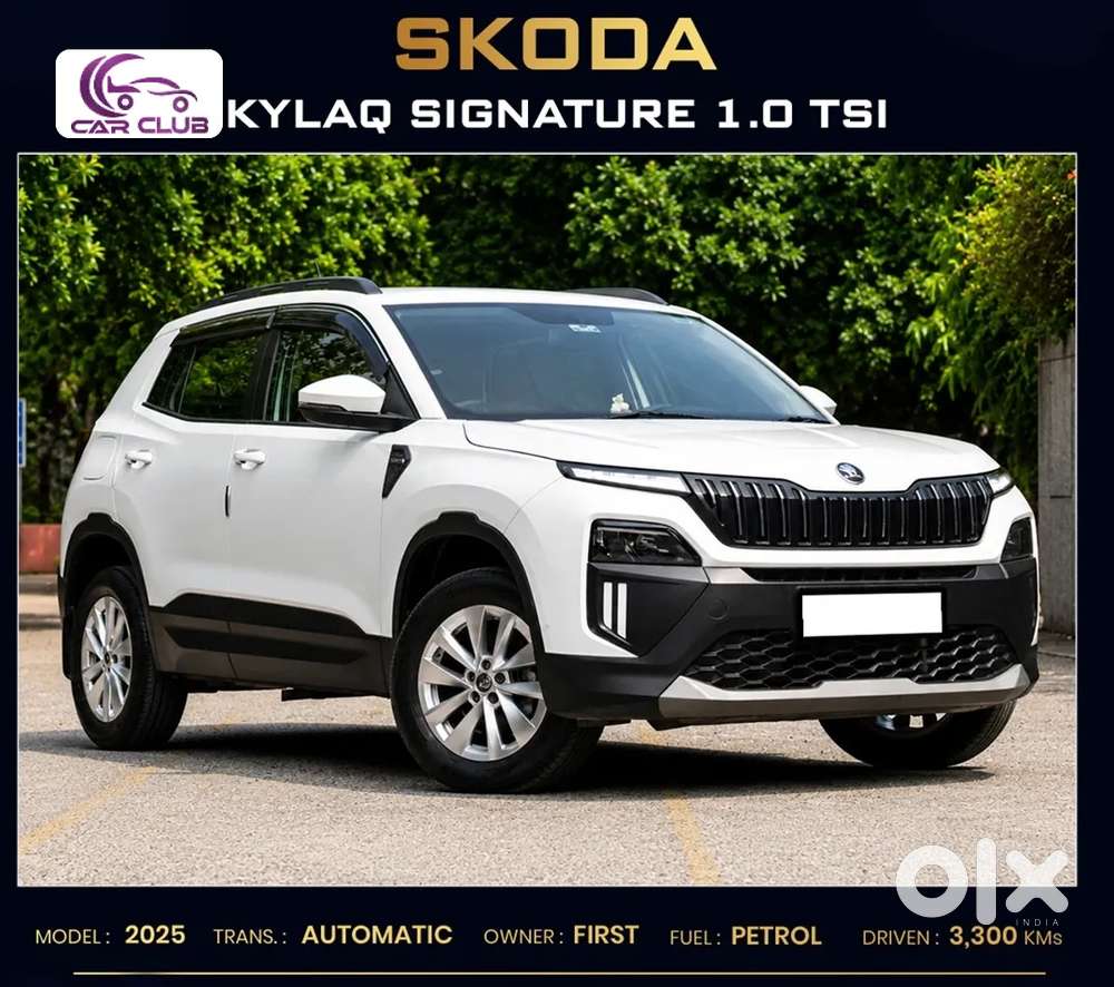 Skoda Kylaq Signature At, 2025, Petrol
