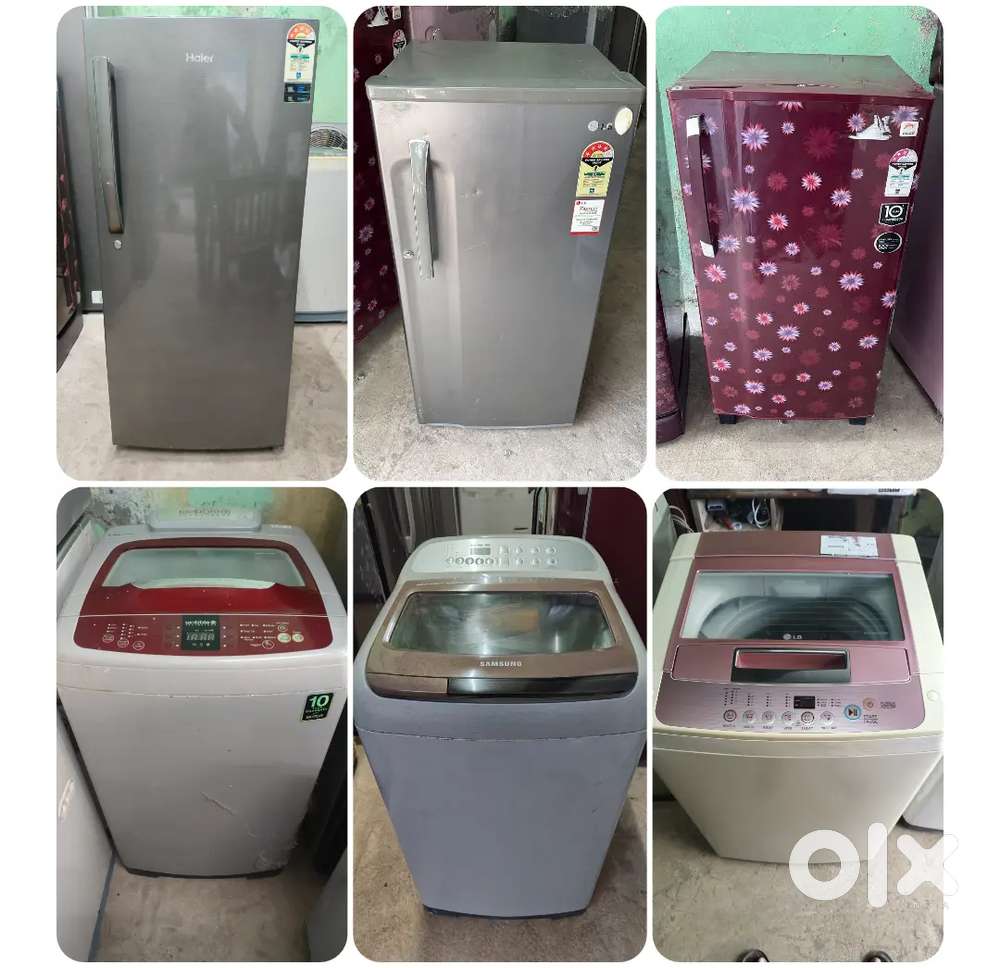 AUTOMATIC WASHING MACHINE on Rent Also FRIDGE on SELL With WARRANTY